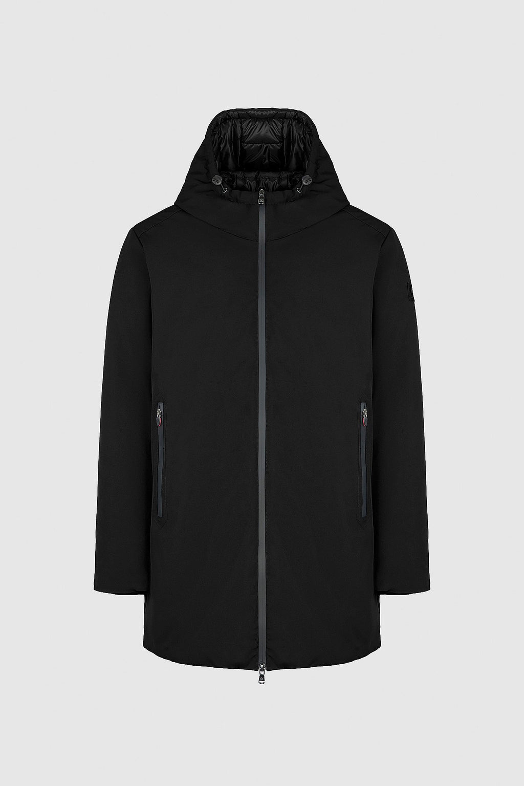 Canadian Giubbino Lungo Uomo Nylon Nero