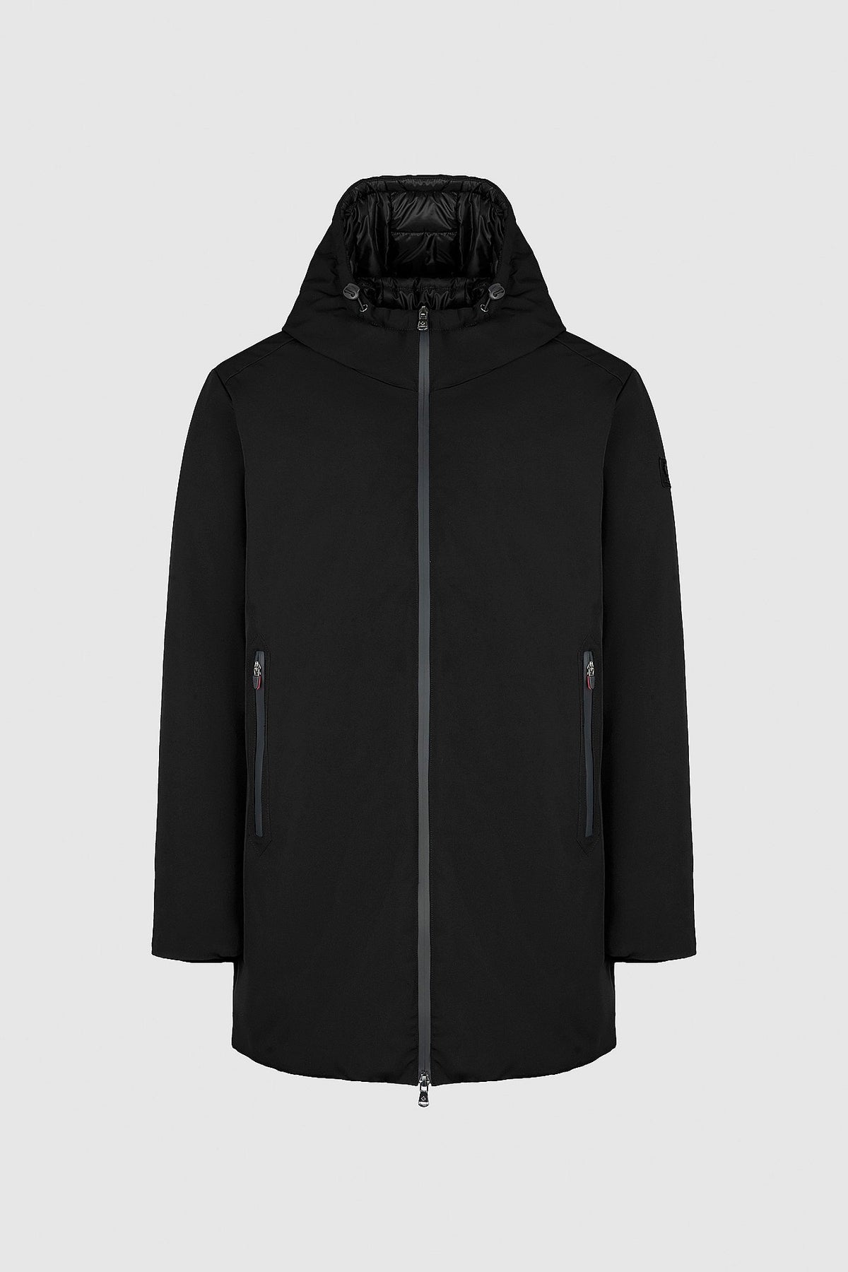 Canadian Giubbino Lungo Uomo Nylon Nero