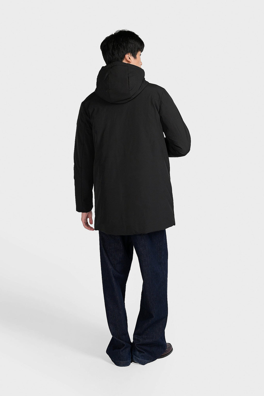 Canadian Giubbino Lungo Uomo Nylon Nero