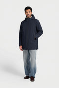 Canadian Giubbino Lungo Uomo Nylon Blu Scuro