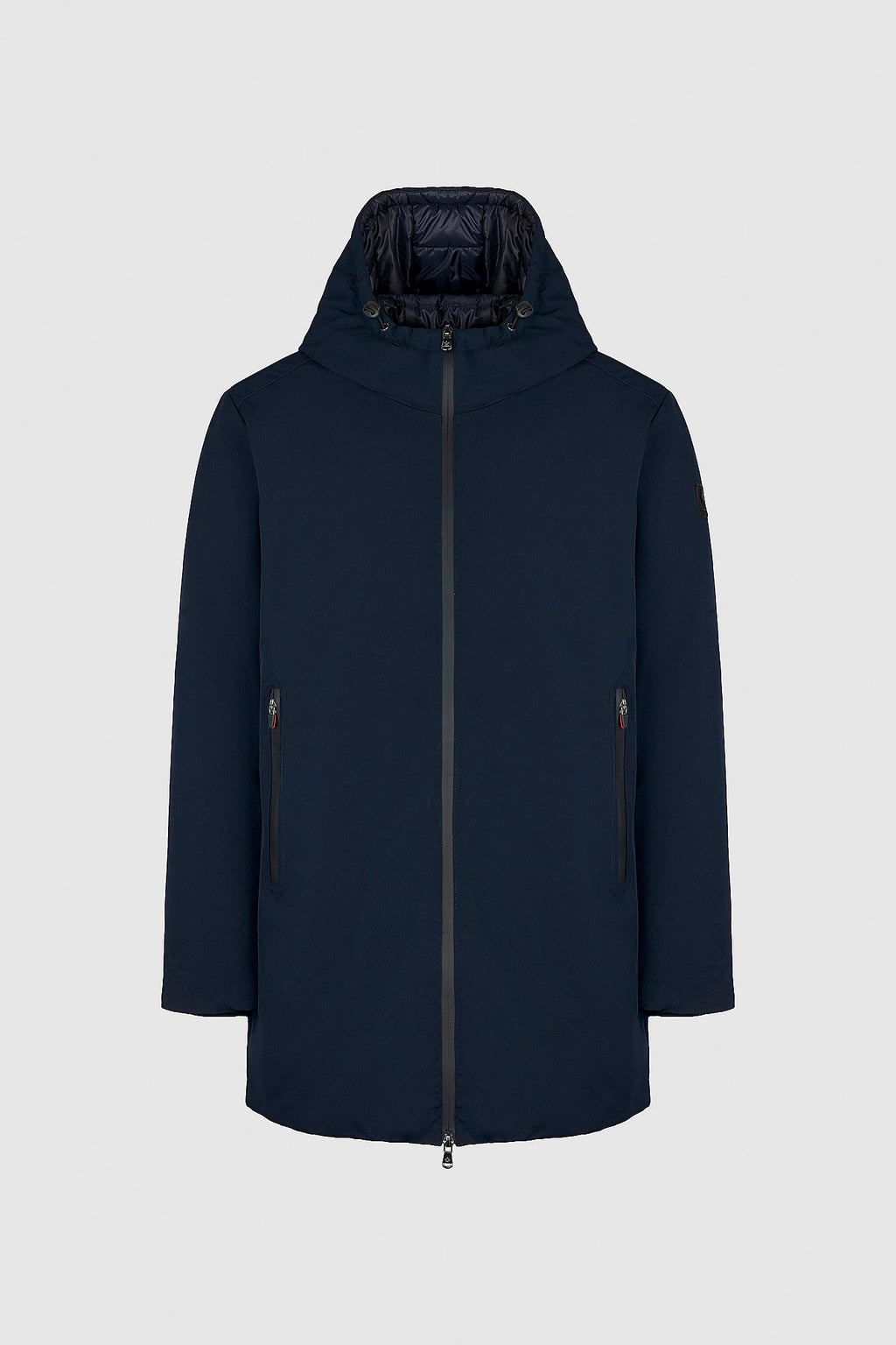 Canadian Giubbino Lungo Uomo Nylon Blu Scuro