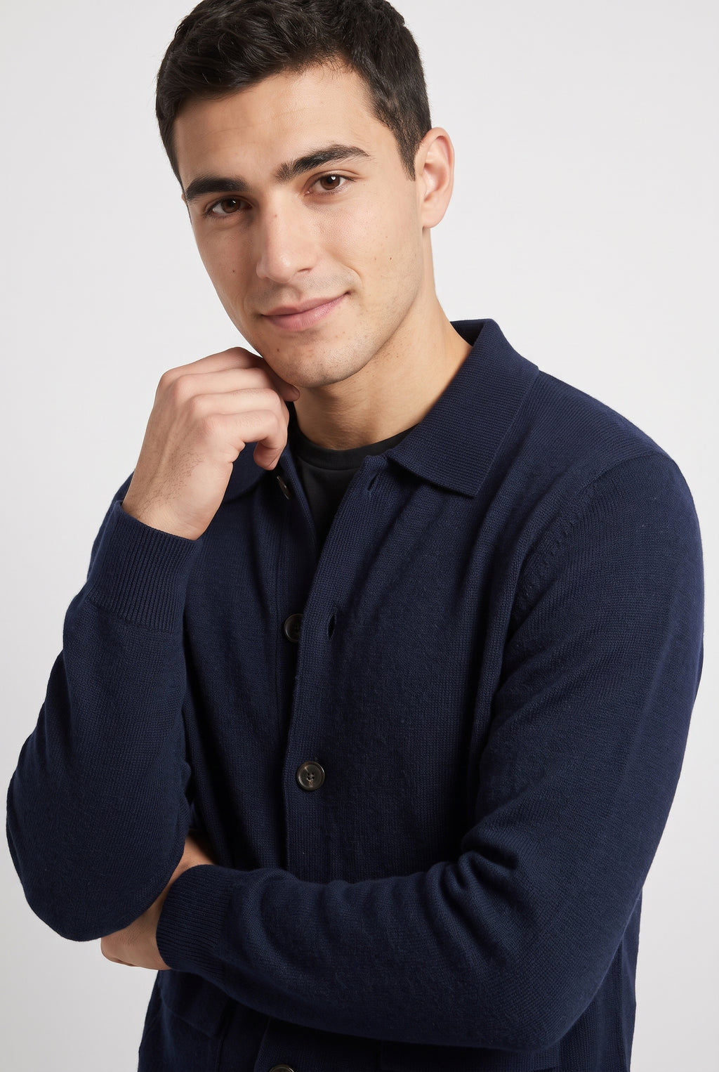Filippo De Laurentiis Blusotto Uomo Blu Navy