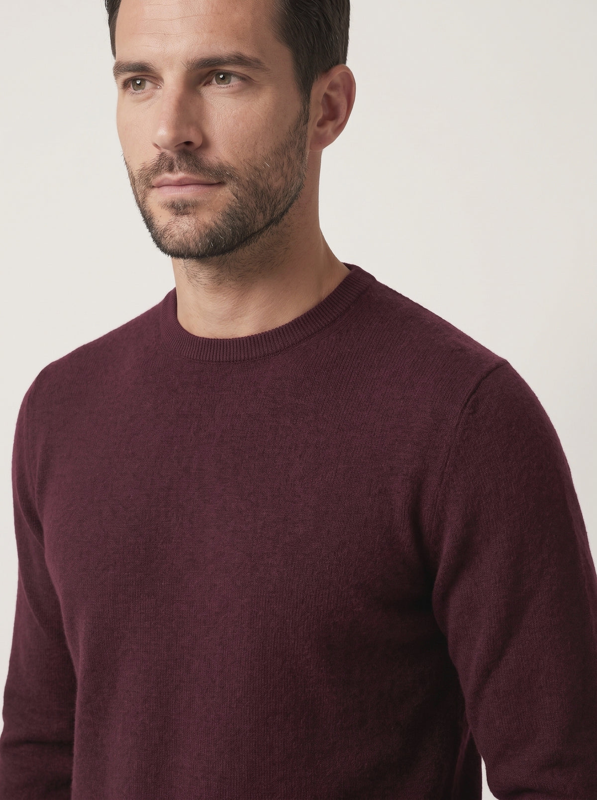 Filippo De Laurentiis Maglia Uomo Lana E Cashmere Bordeaux
