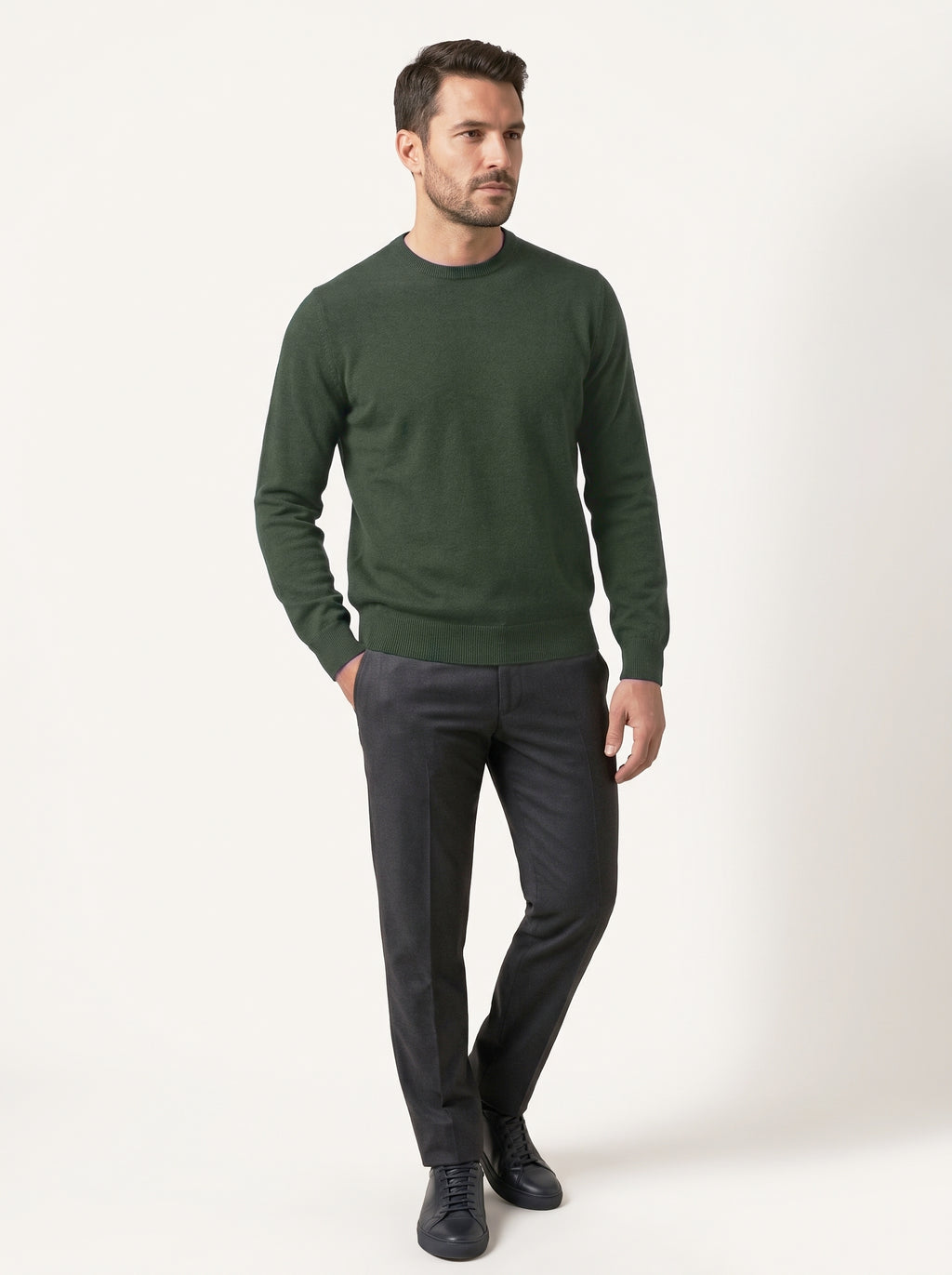 Filippo De Laurentiis Maglia Uomo Lana E Cashmere Verde