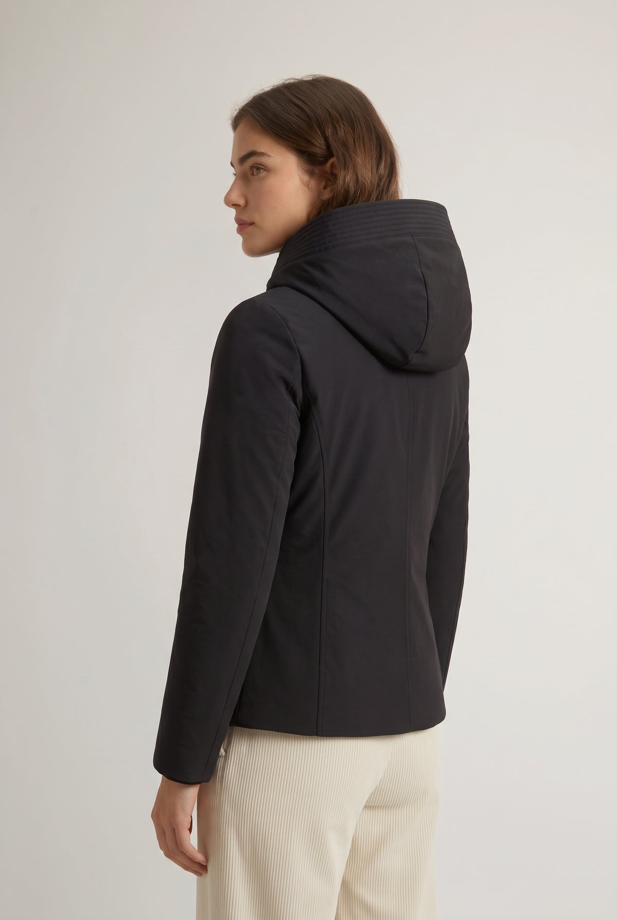 Woolrich Firth Short Parka Donna Softshell Nero