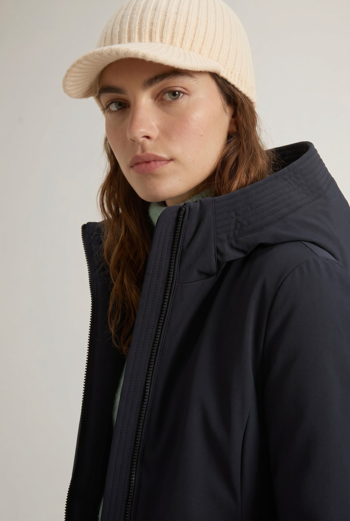 Woolrich Firth Short Parka Donna Softshell Nero