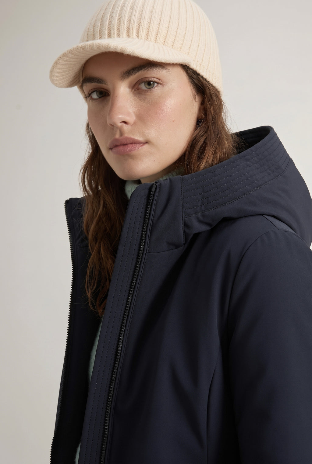 Woolrich Firth Parka Donna Softshell Blu Scuro