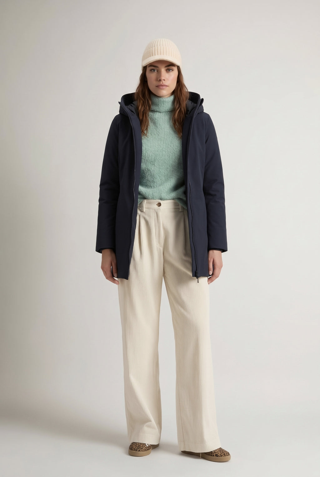 Woolrich Firth Parka Donna Softshell Blu Scuro