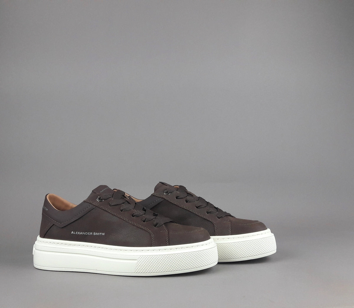 Alexander Smith Regent Uomo Pelle Marrone Scuro