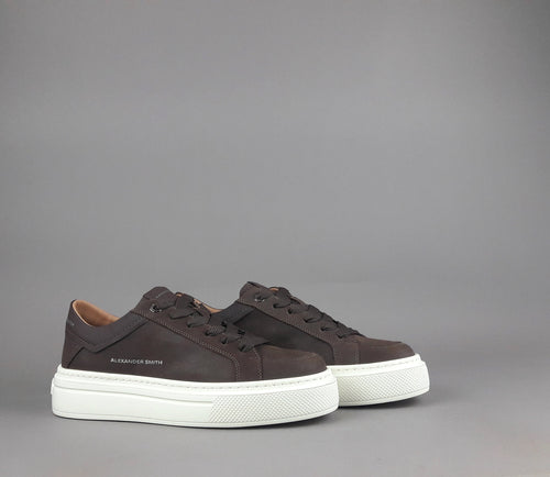 Alexander Smith Regent Uomo Pelle Marrone Scuro