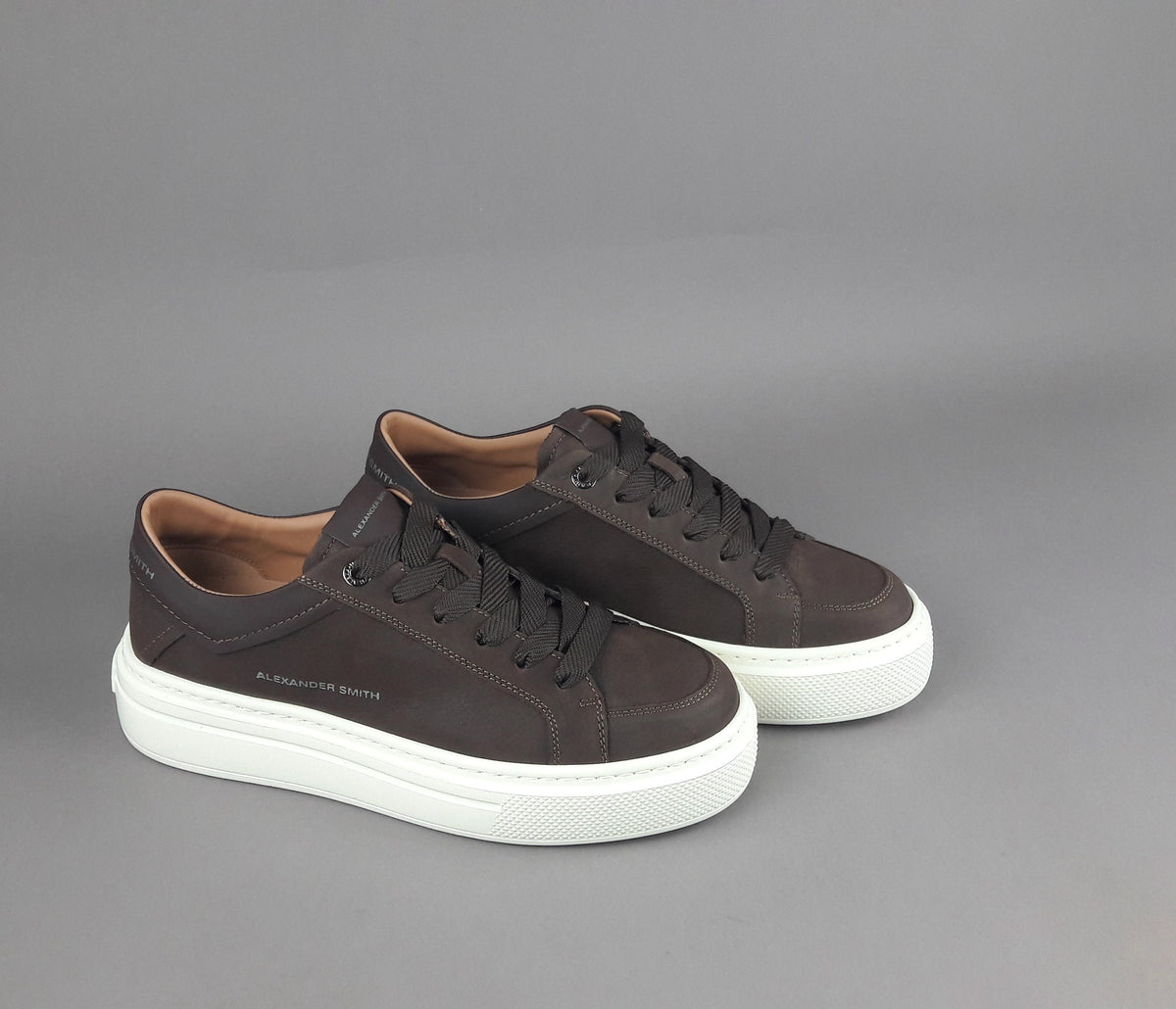 Alexander Smith Regent Uomo Pelle Marrone Scuro