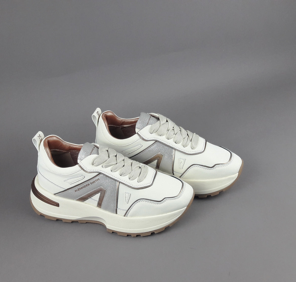 Alexander Smith Sneakers Donna Liverpool Pelle Avorio