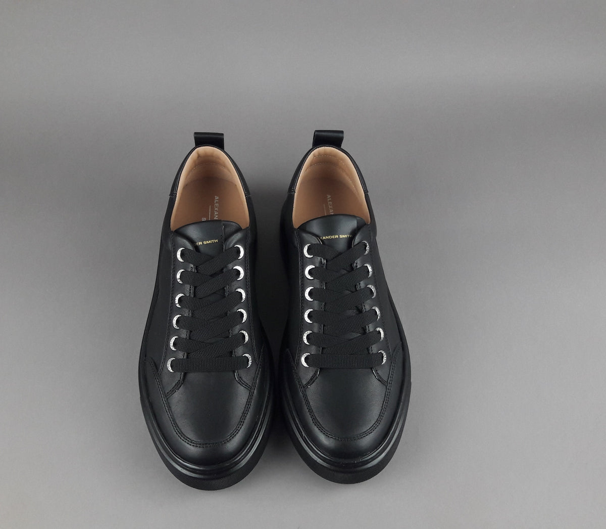Alexander Smith Sneakers Uomo Bond Pelle Nero