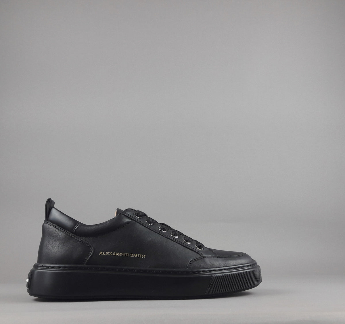 Alexander Smith Sneakers Uomo Bond Pelle Nero