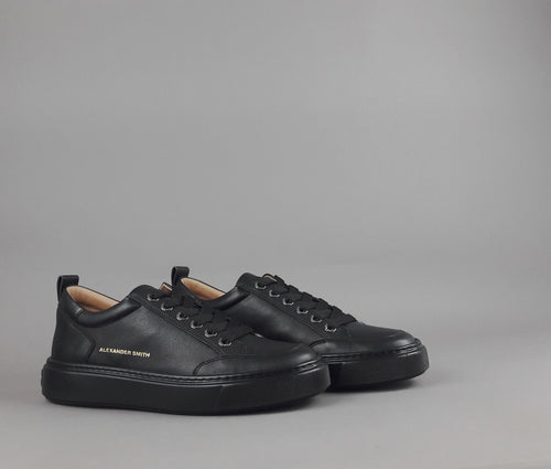 Alexander Smith Sneakers Uomo Bond Pelle Nero