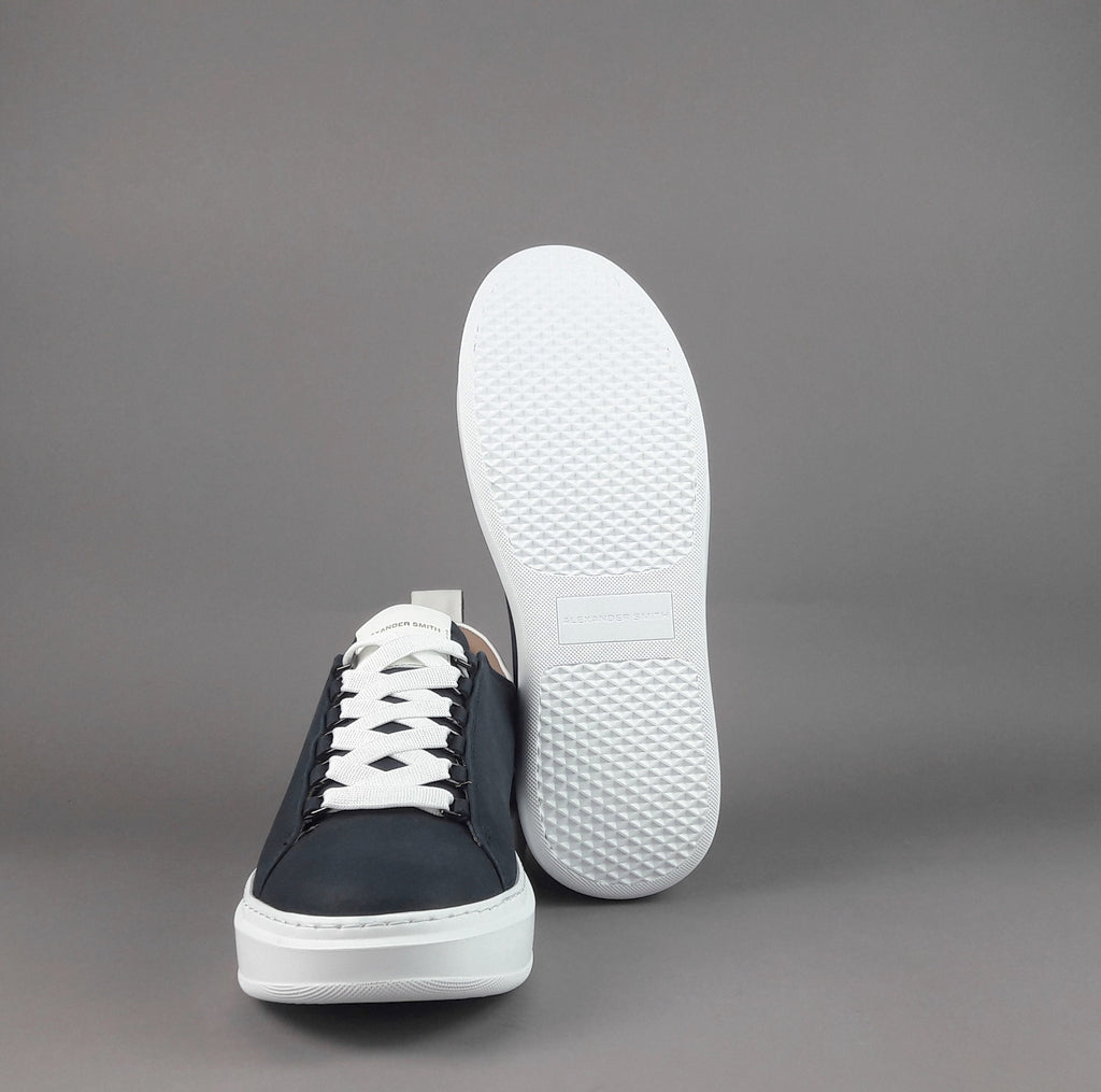 Alexander Smith Sneakers Uomo Wembley Nabuk Blu Scuro