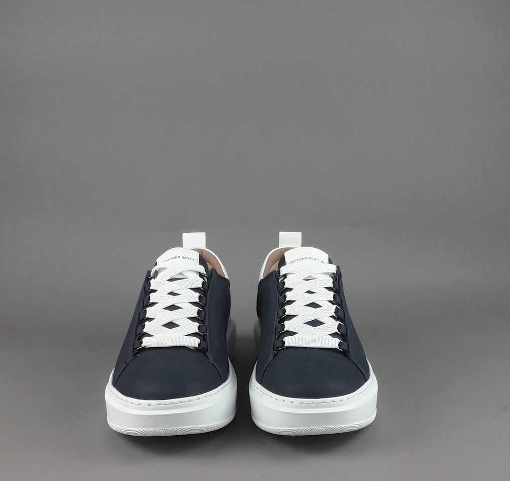 Alexander Smith Sneakers Uomo Wembley Nabuk Blu Scuro