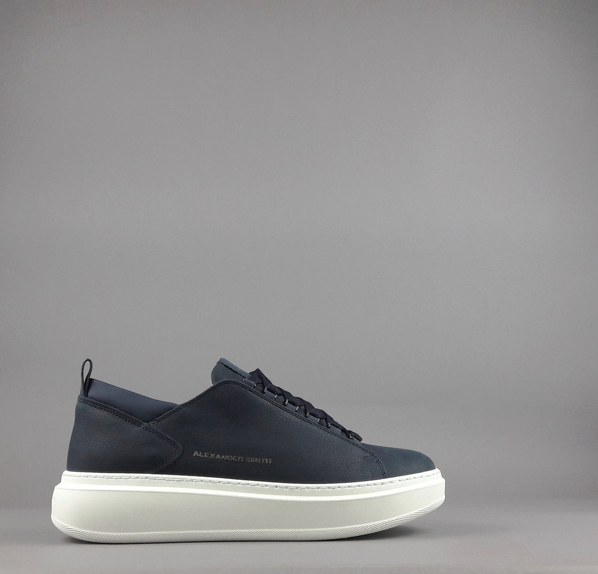 Alexander Smith Sneakers Uomo Wembley Nabuk Blu Scuro