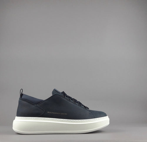 Alexander Smith Sneakers Uomo Wembley Nabuk Blu Scuro