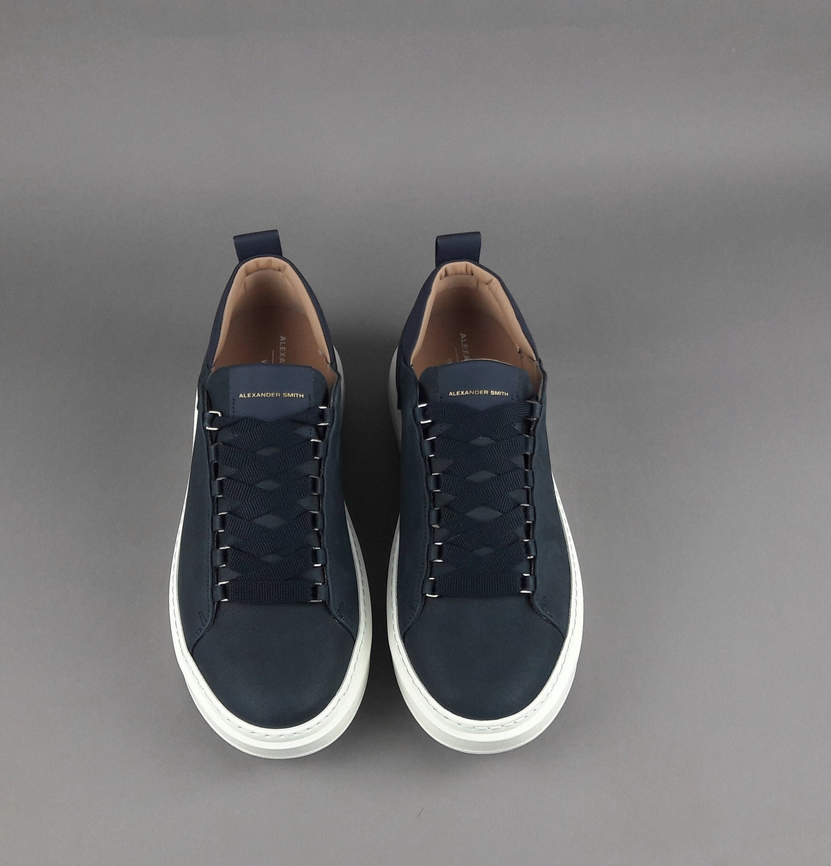 Alexander Smith Sneakers Uomo Wembley Nabuk Blu Scuro