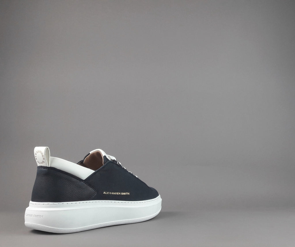 Alexander Smith Sneakers Uomo Wembley Nabuk Blu Scuro