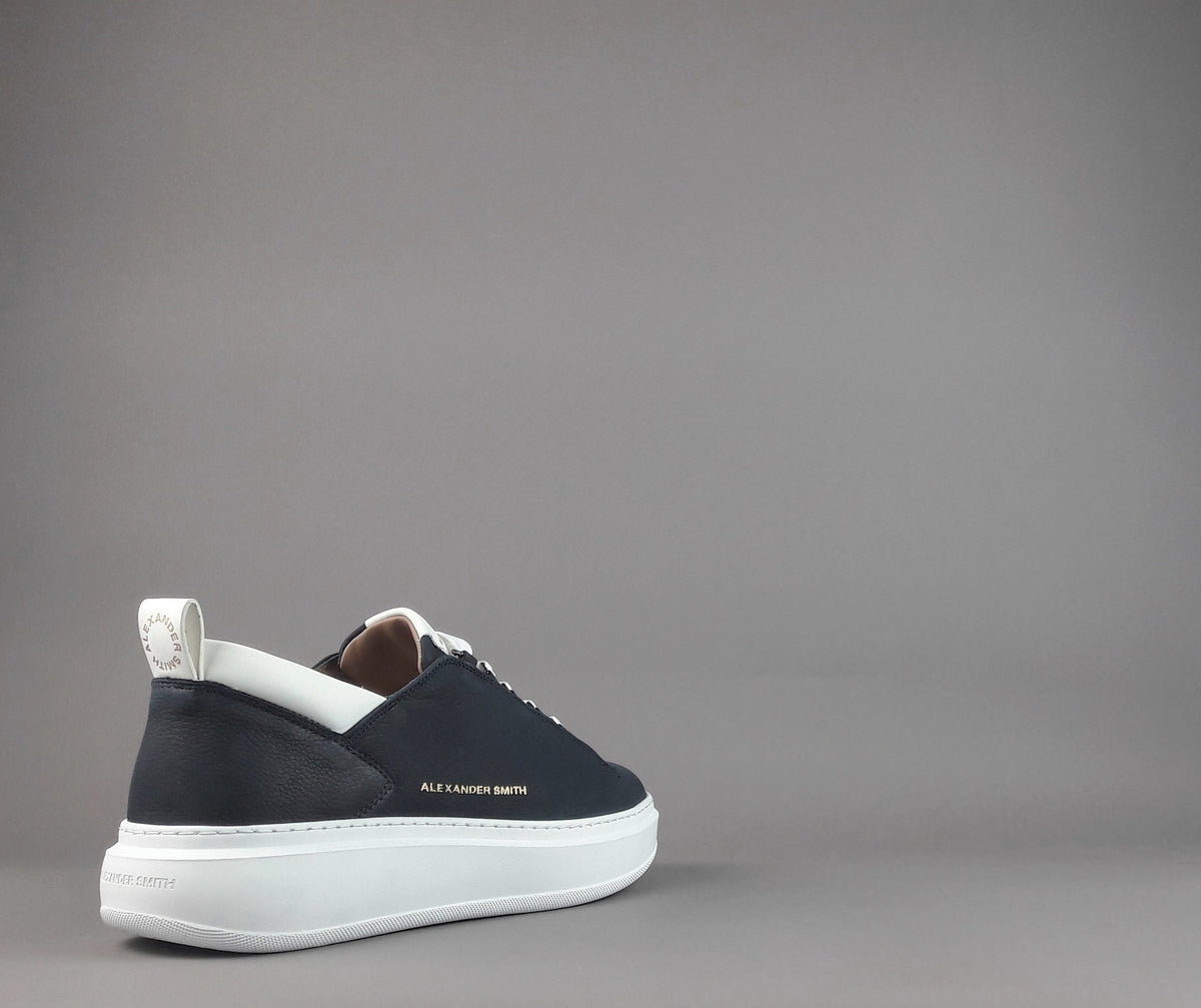 Alexander Smith Sneakers Uomo Wembley Nabuk Blu Scuro