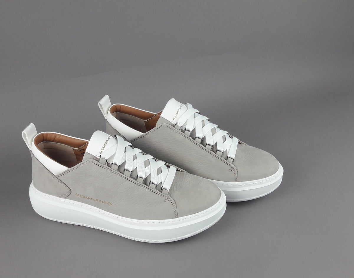 Alexander Smith Sneakers Uomo Wembley Nabuk Grigio