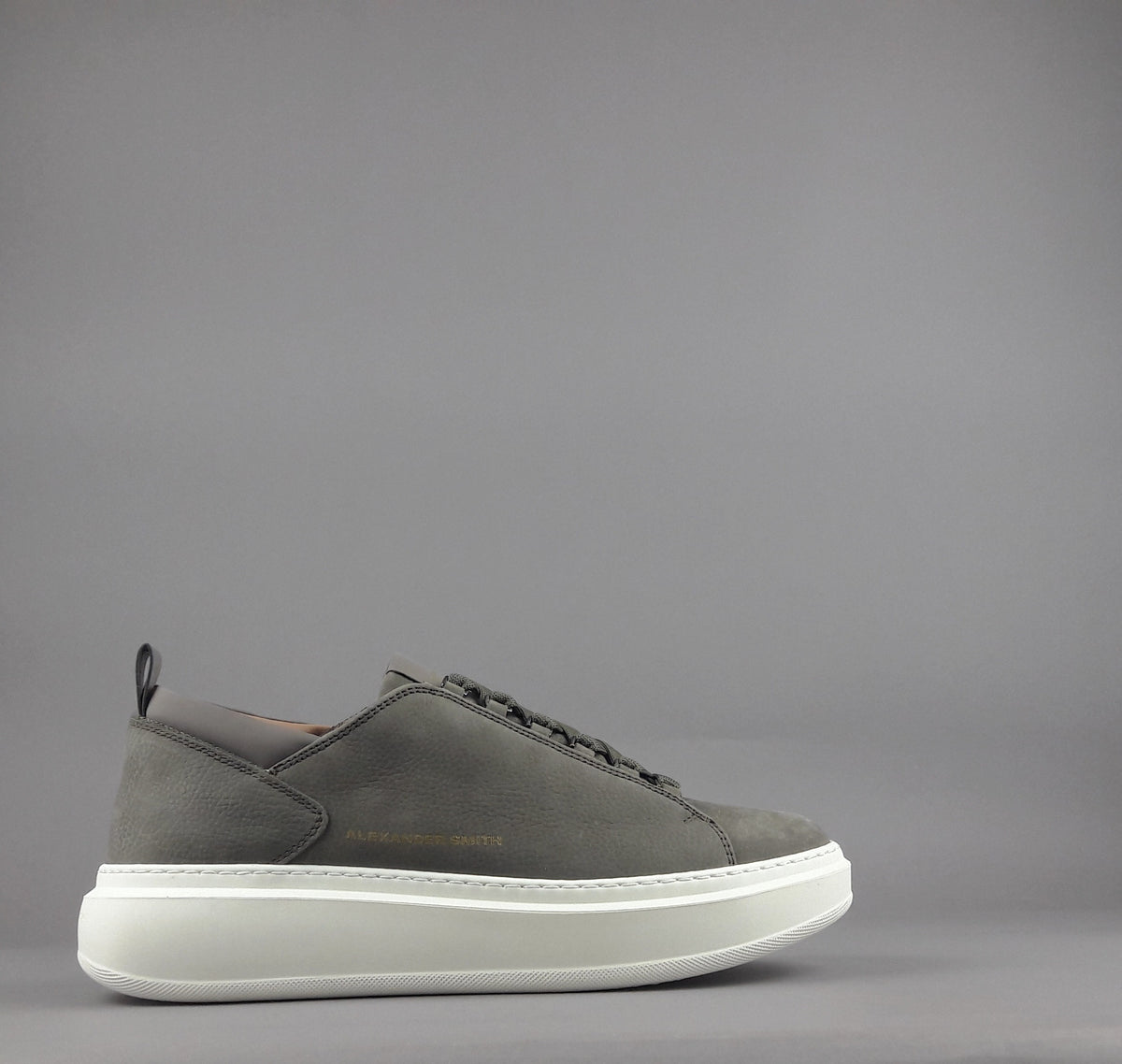 Alexander Smith Sneakers Uomo Wembley Nabuk Grigio