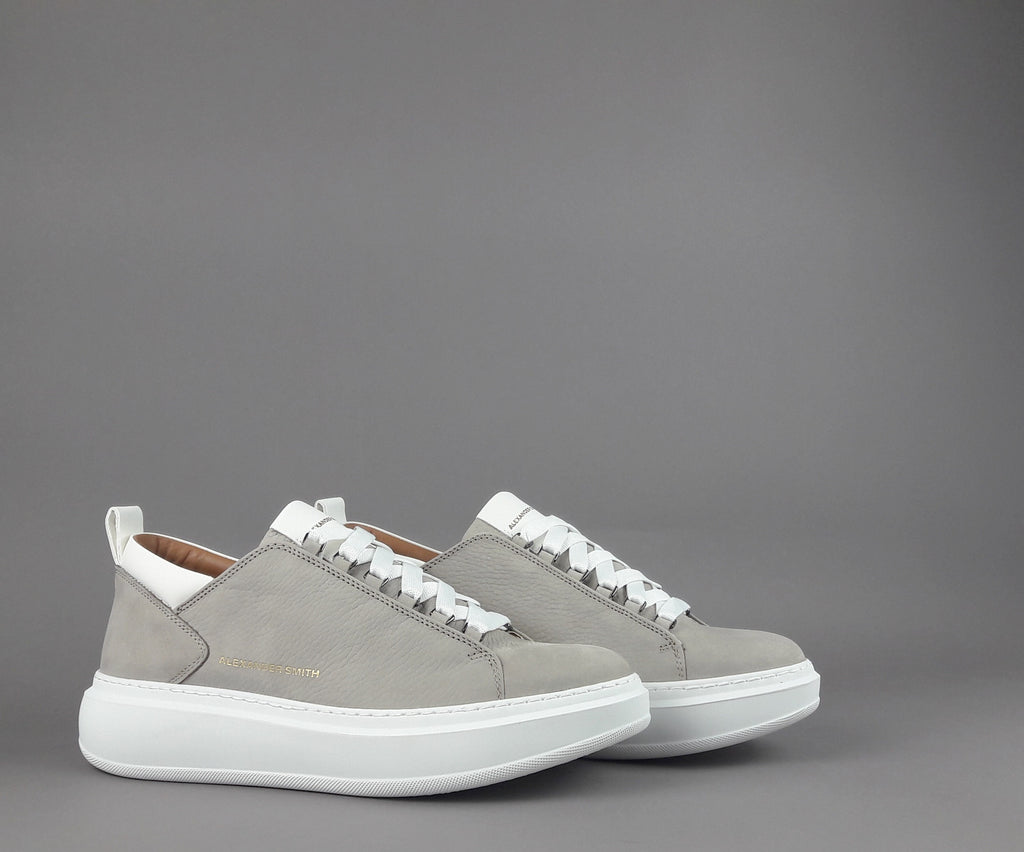 Alexander Smith Sneakers Uomo Wembley Nabuk Grigio