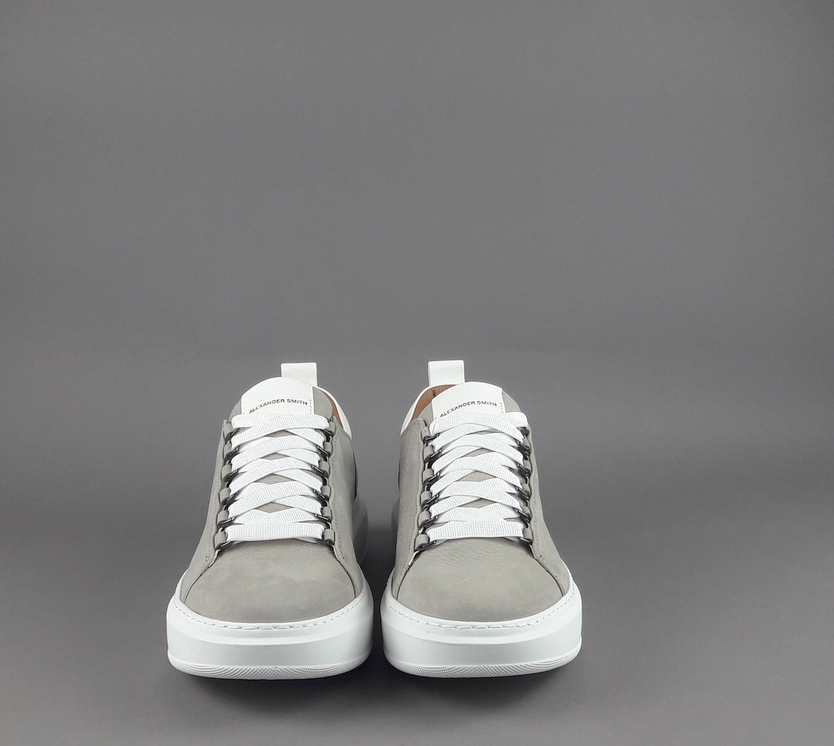 Alexander Smith Sneakers Uomo Wembley Nabuk Grigio