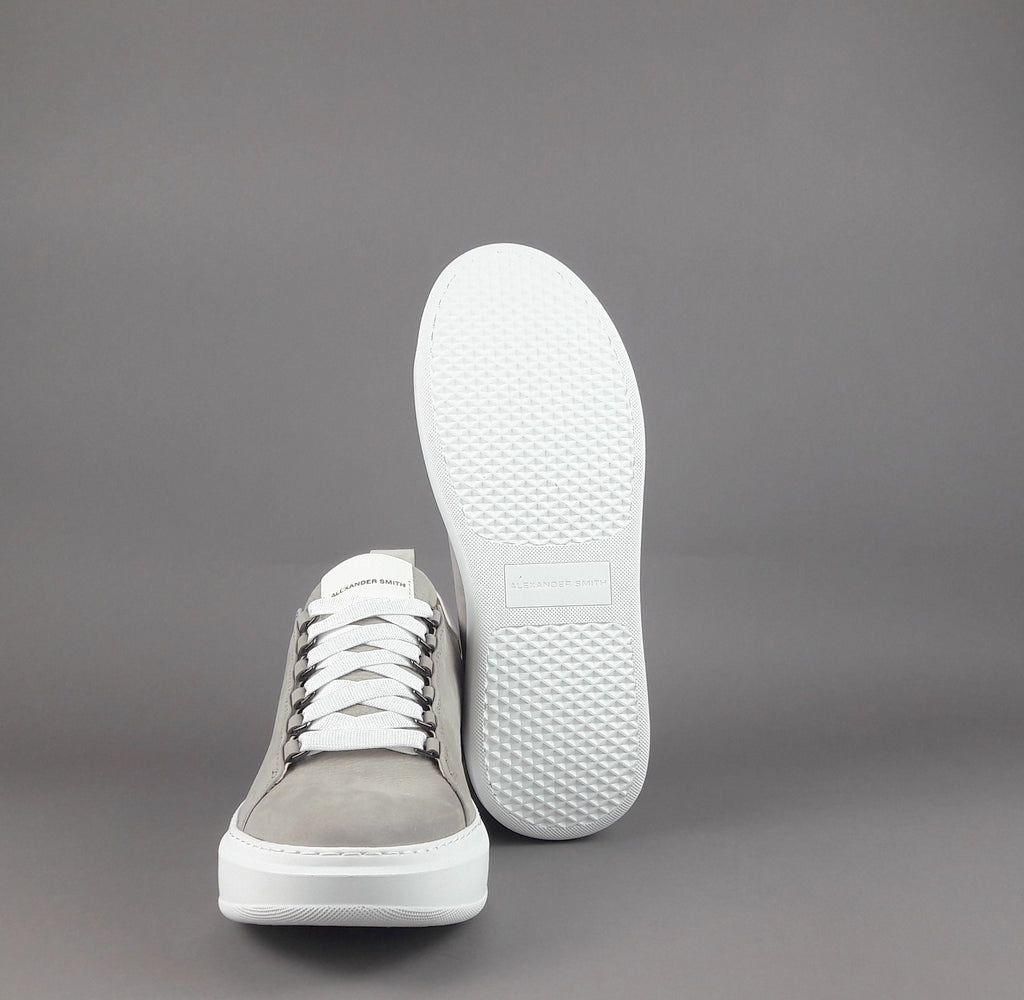 Alexander Smith Sneakers Uomo Wembley Nabuk Grigio
