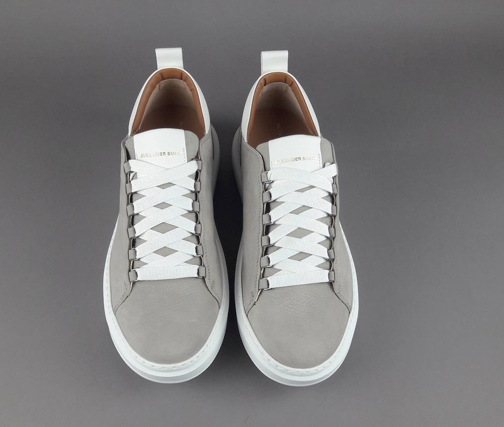 Alexander Smith Sneakers Uomo Wembley Nabuk Grigio