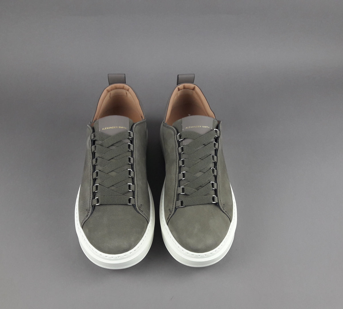 Alexander Smith Sneakers Uomo Wembley Nabuk Grigio