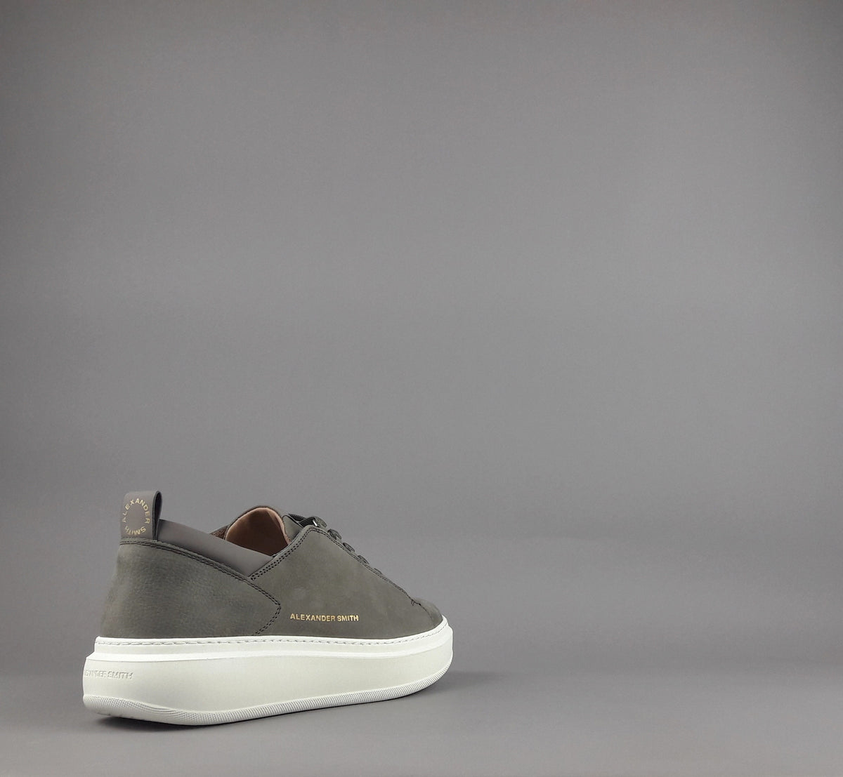 Alexander Smith Sneakers Uomo Wembley Nabuk Grigio