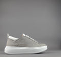Alexander Smith Sneakers Uomo Wembley Nabuk Grigio