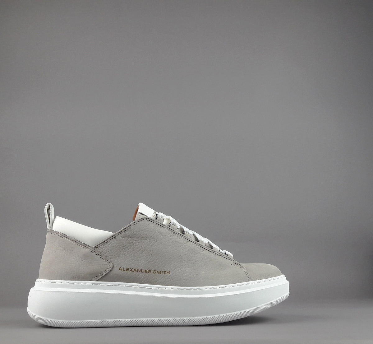 Alexander Smith Sneakers Uomo Wembley Nabuk Grigio