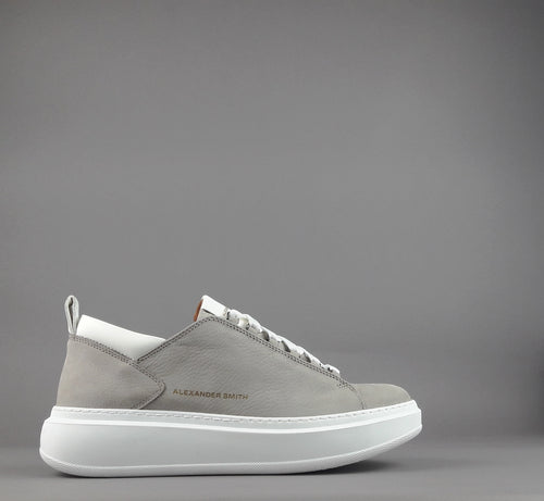 Alexander Smith Sneakers Uomo Wembley Nabuk Grigio