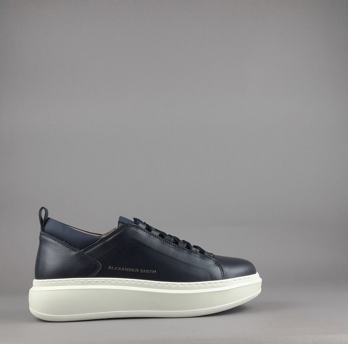 Alexander Smith Wembley Uomo Pelle Blu Scuro