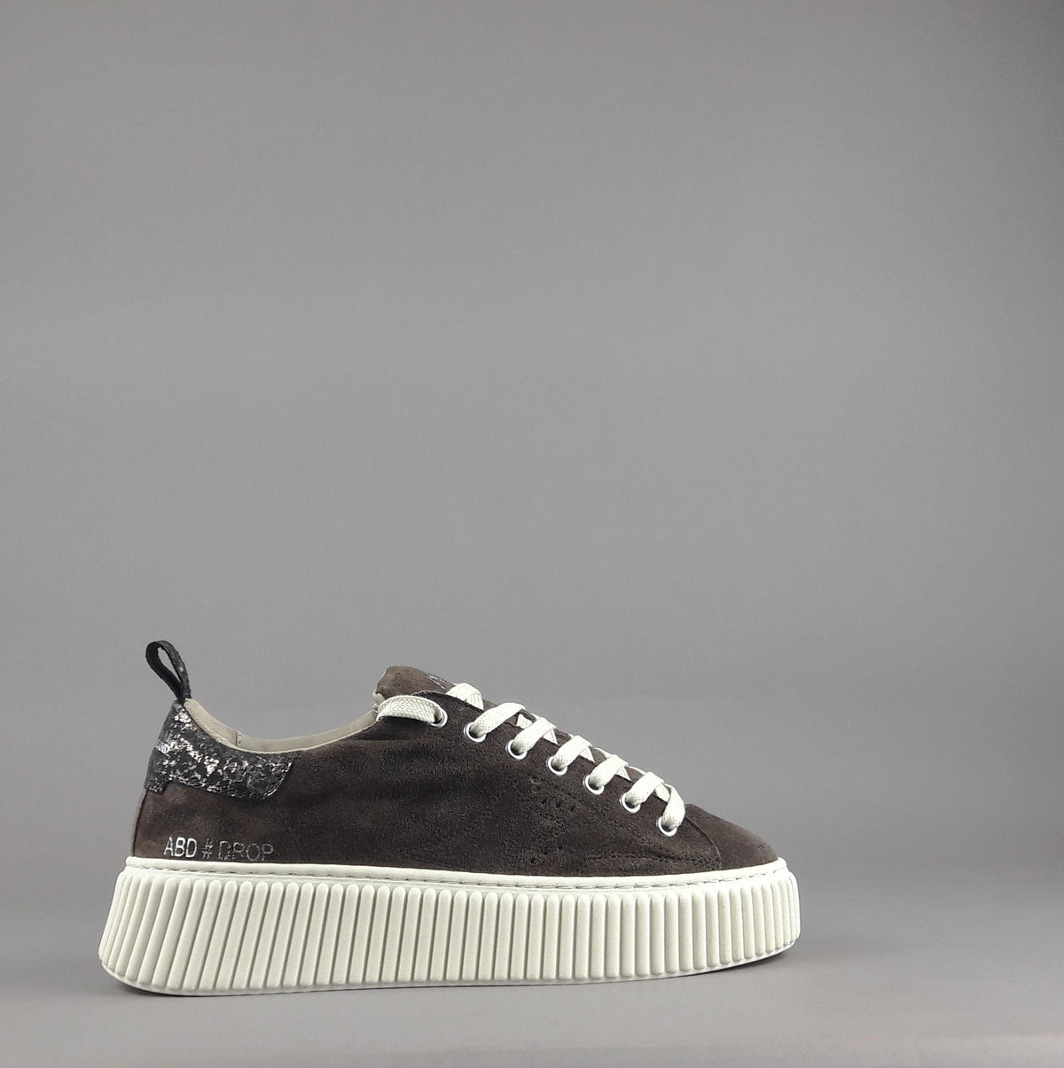 Ama Brand Ndrop Donna Camoscio Marrone Scuro