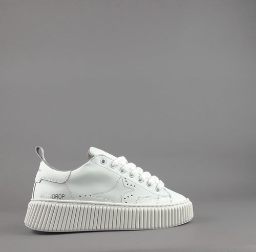 Ama Brand Ndrop Donna Pelle Bianco Opaco