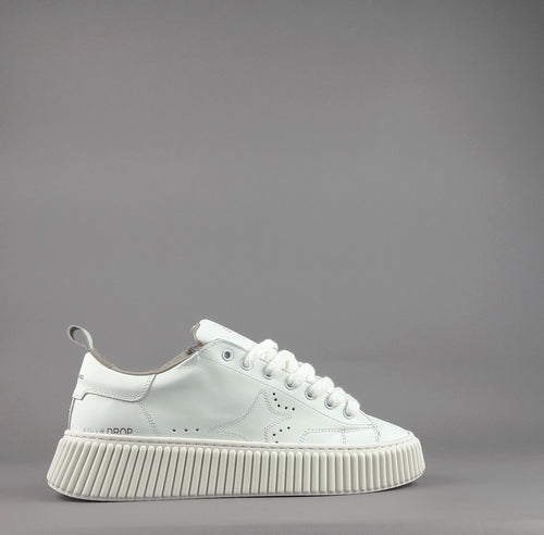 Ama Brand Ndrop Uomo Pelle Bianco Opaco