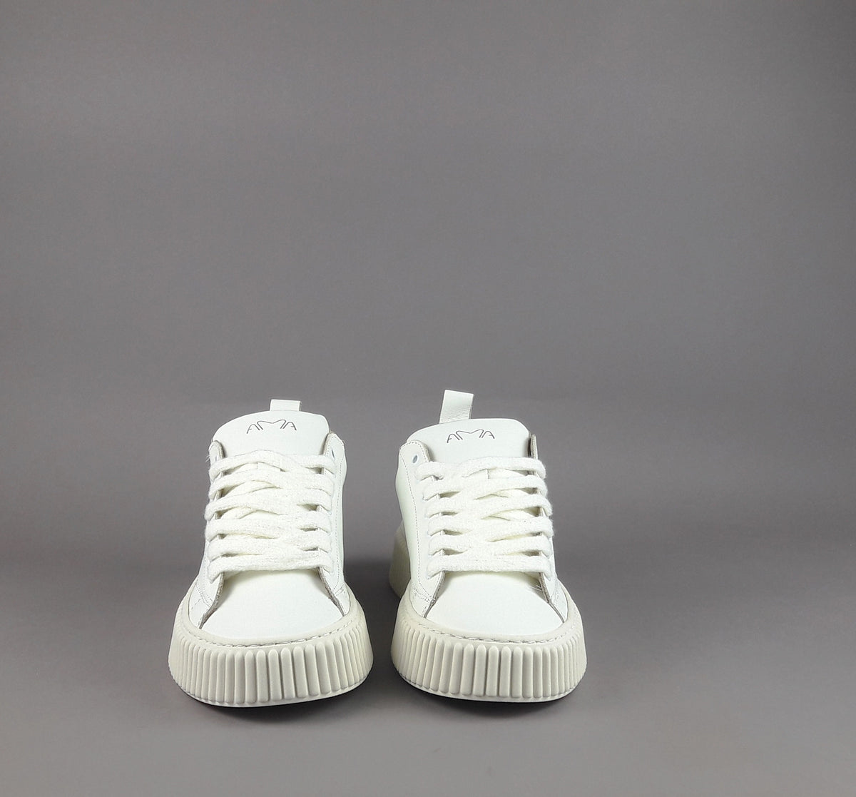 Ama Brand Ndrop Uomo Pelle Bianco Opaco