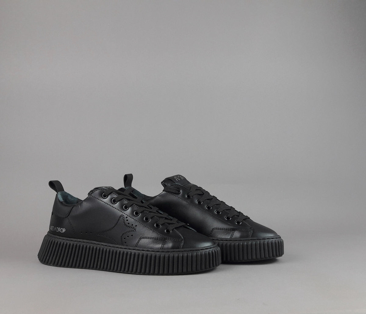 Ama Brand Ndrop Uomo Pelle Nero
