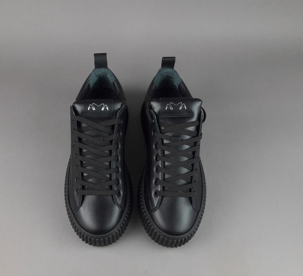 Ama Brand Ndrop Uomo Pelle Nero