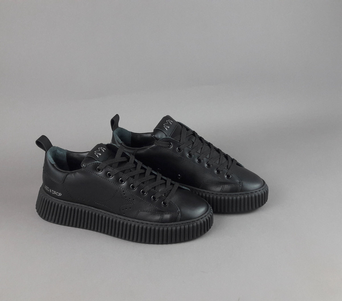 Ama Brand Ndrop Uomo Pelle Nero