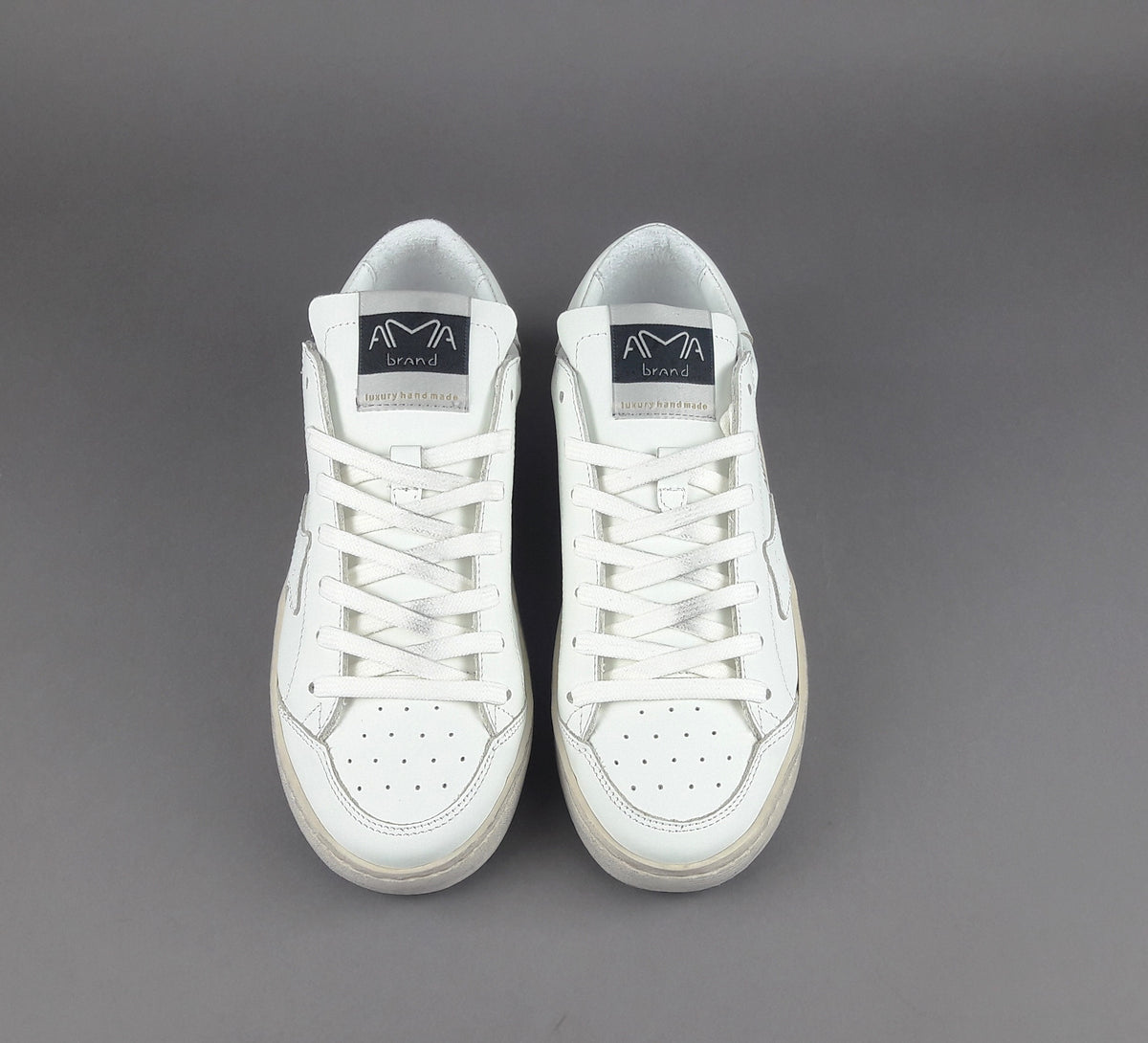 Ama Brand Slam Donna Pelle Bianco