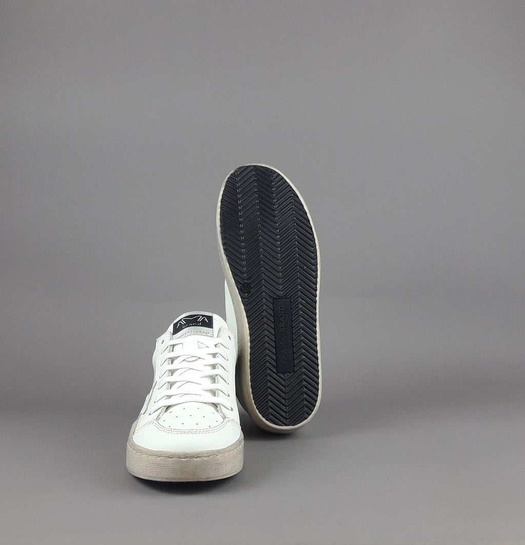 Ama Brand Slam Donna Pelle Bianco