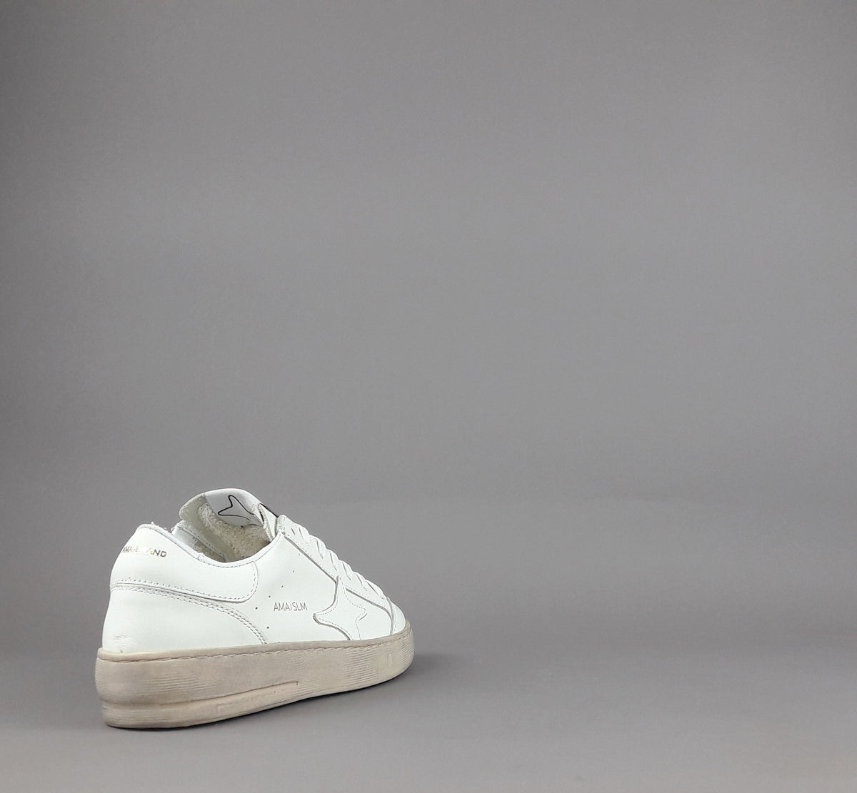 Ama Brand Slam Donna Pelle Bianco