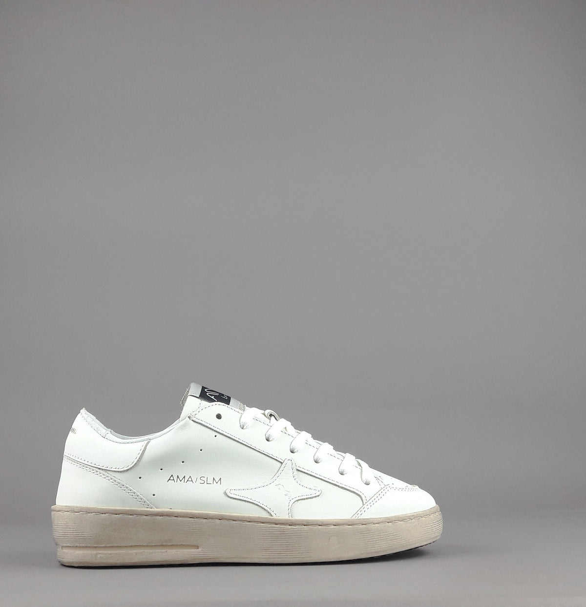 Ama Brand Slam Donna Pelle Bianco