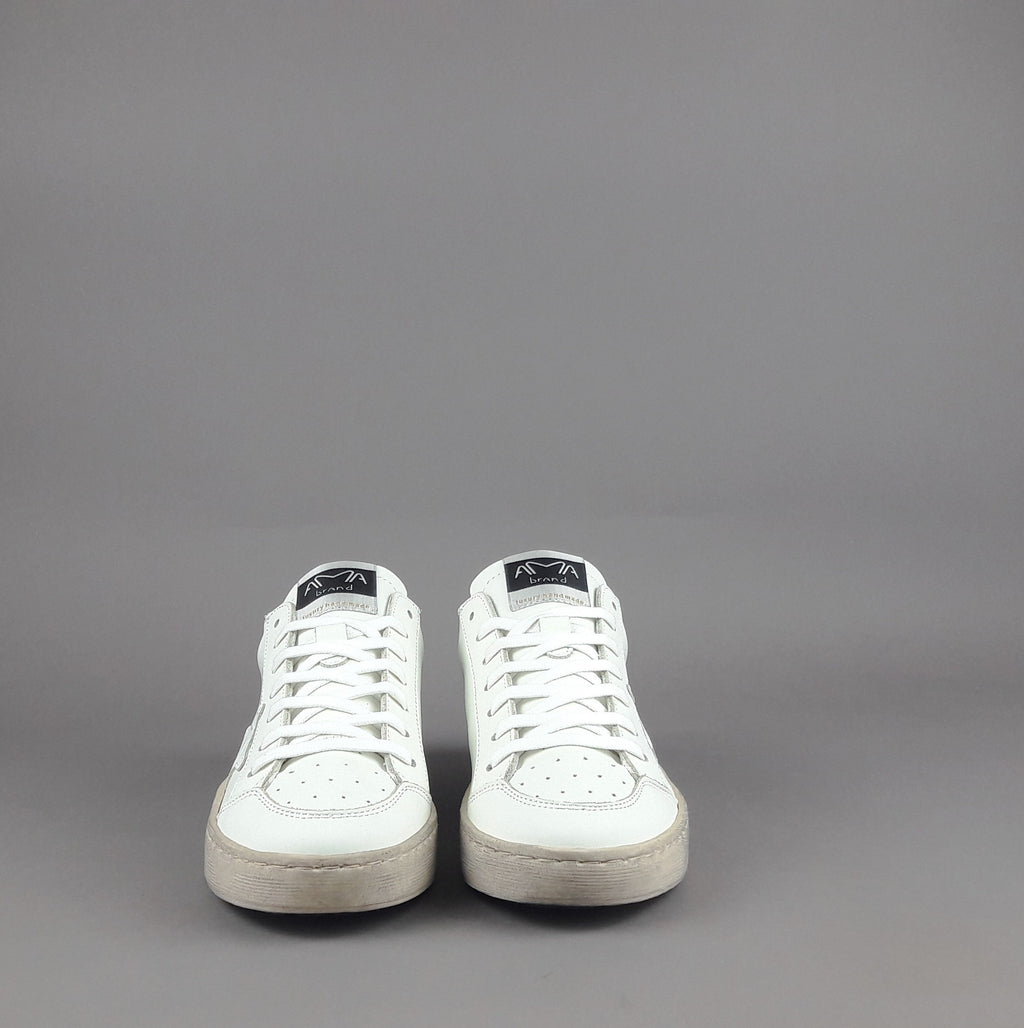 Ama Brand Slam Donna Pelle Bianco